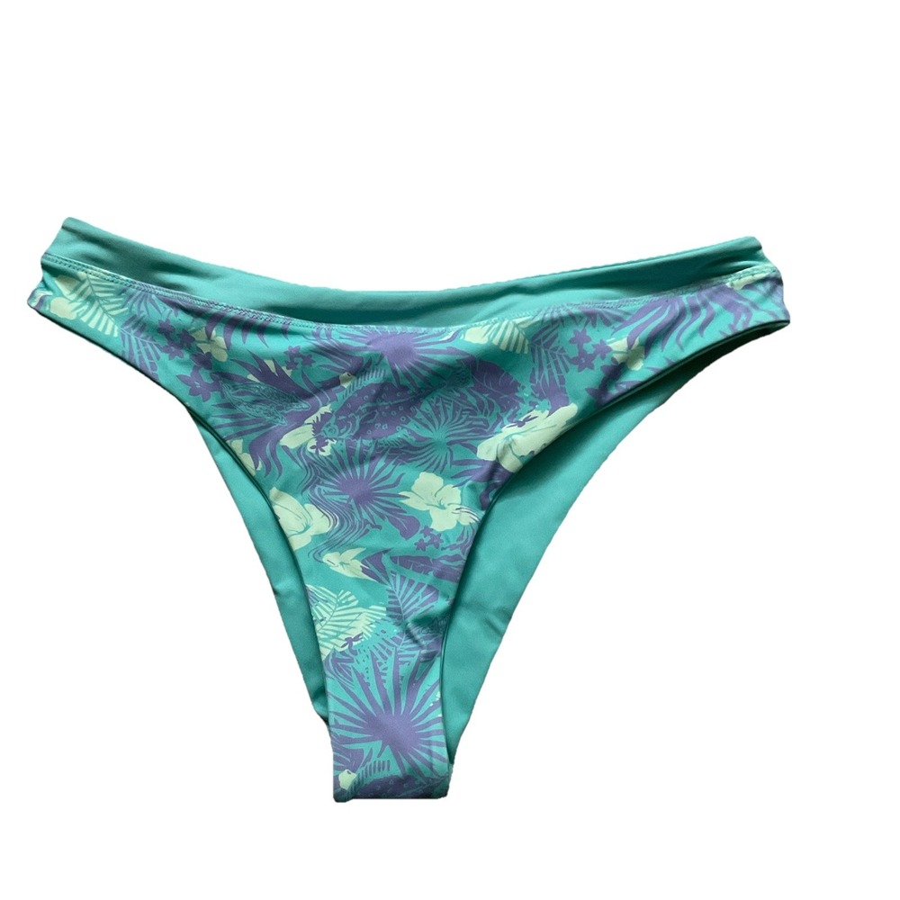 Brand New Salty Crew Womens Tandem‎ Reversible Bottom Sea Green Size XL
